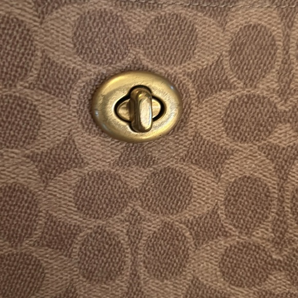 Coach purse. Signature “C” brown leather